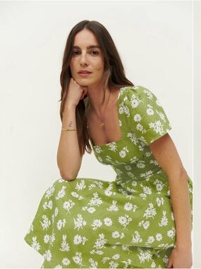 Reformation Pacome Linen Dress